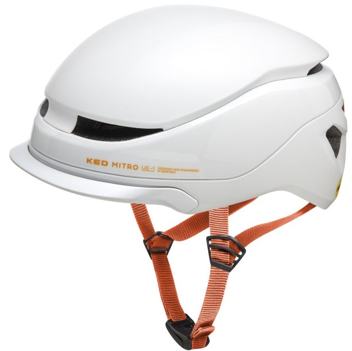 Fietshelm KED Mitro UE-1 M (52-58cm) - grijs oranje mat
