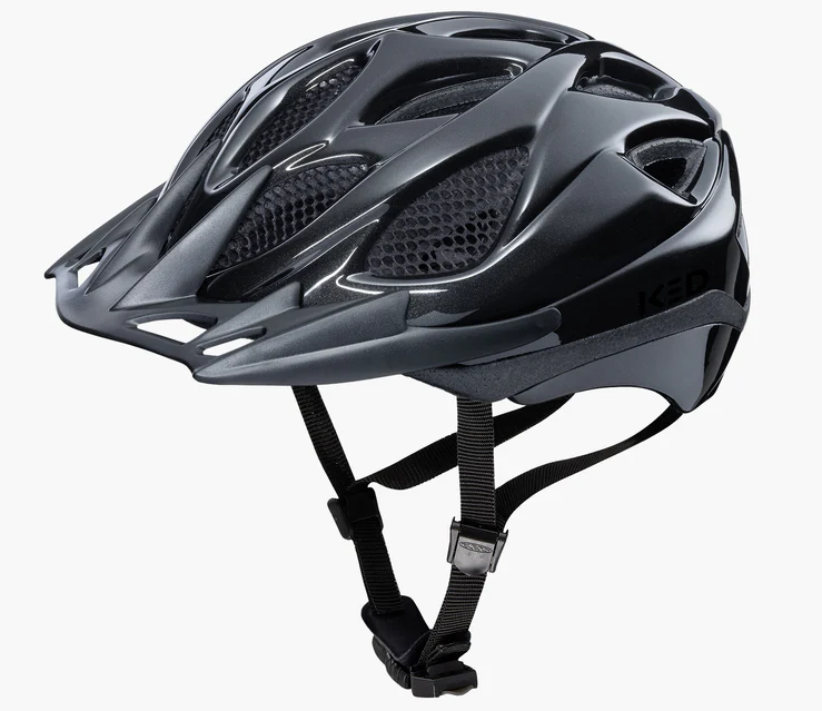 Fietshelm KED Tronus M 52-56 cm - zwart