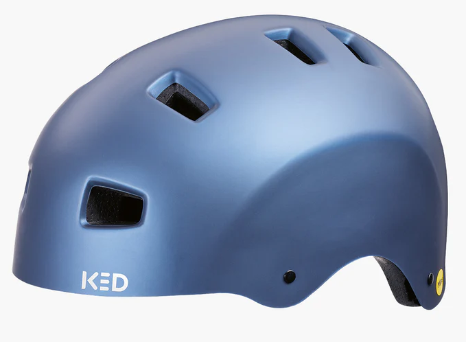 Fietshelm KED Citro L (57-62 cm) - blauw metallic mat