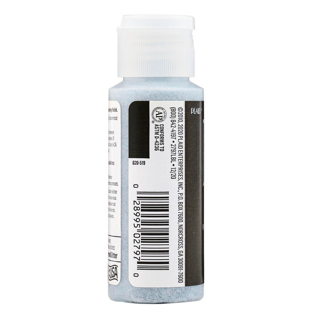 Folkart • extreme glitter acrylic paint black 59ml