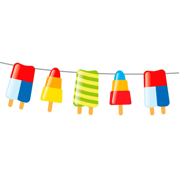 Folat bv Summer Party Ice Cream Garland, 10m.