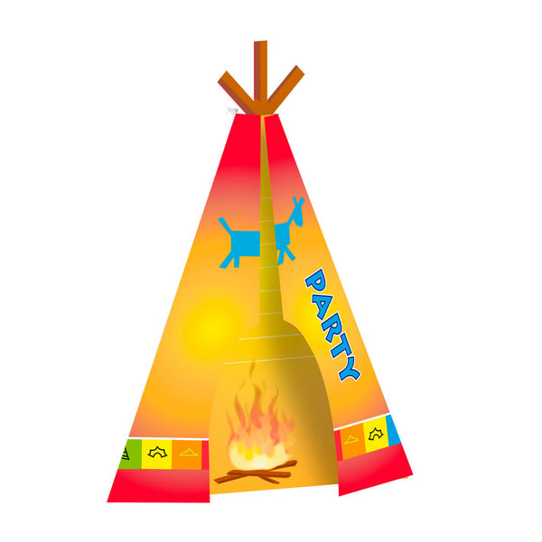 Folat bv Indian invitations, 8pcs.
