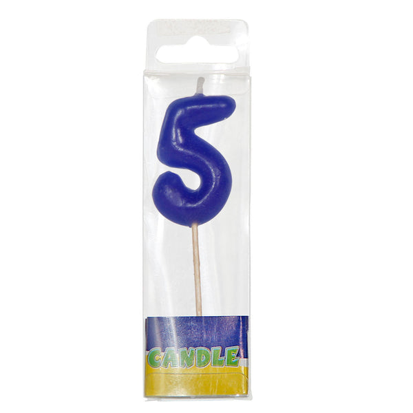 Folat bv luxury birthday candle - 5 years