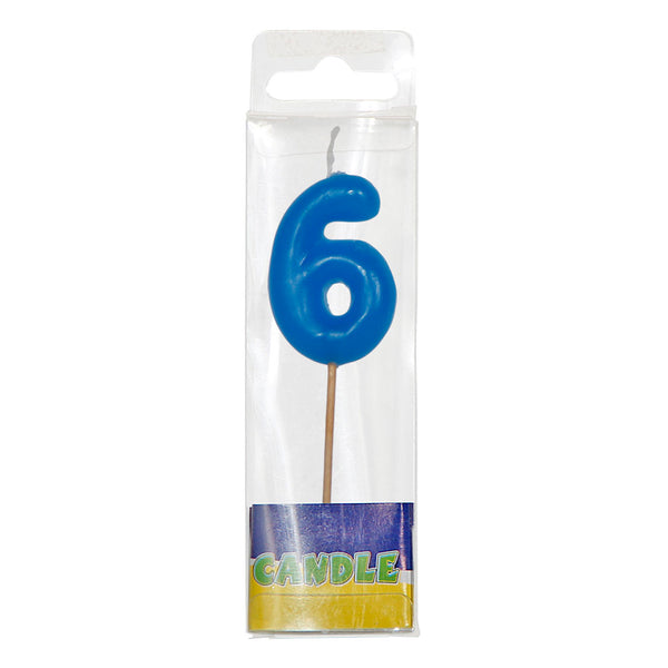 Folat Luxury Birthday Candle - 6 Years