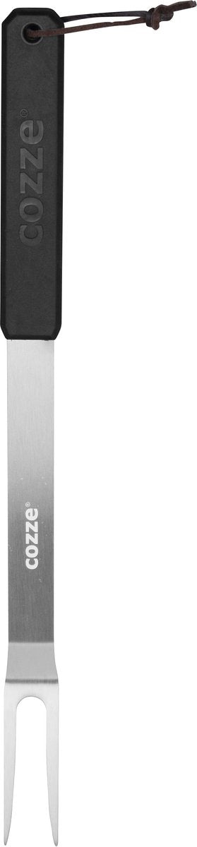 Cozze ® trancheervork 450 mm met tpr-handvat - roestvrij staal