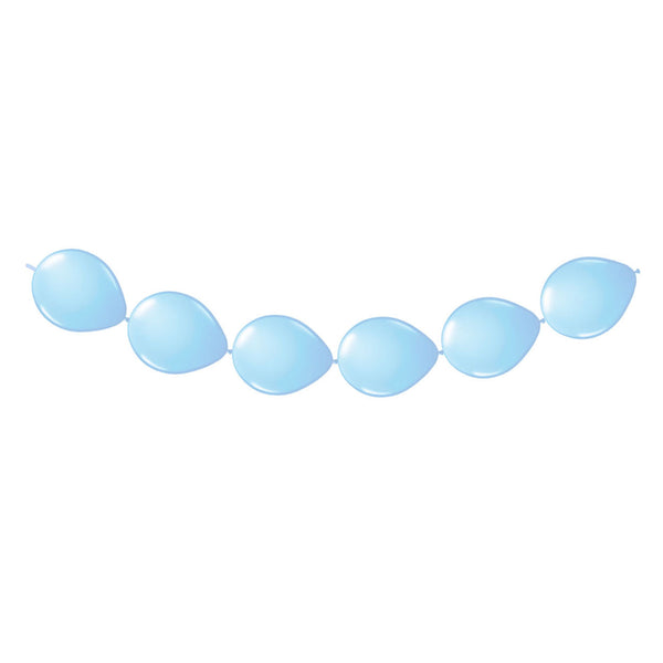 Folat BV light blue knot balloons, 8 pc.