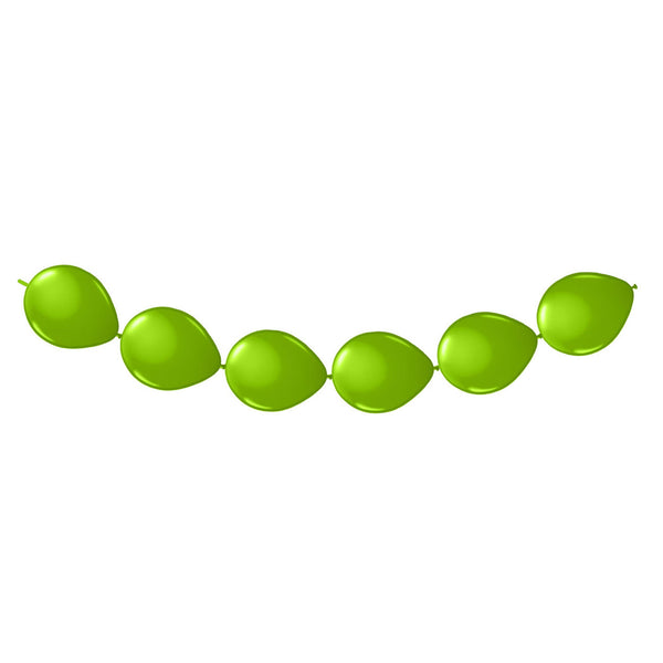 Folat ltd. lime green knot balloons, 8 pc.
