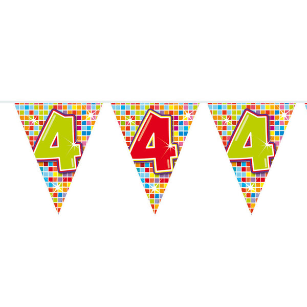 Folat B.V. mini flag bunting blocks 4 years, 3m.
