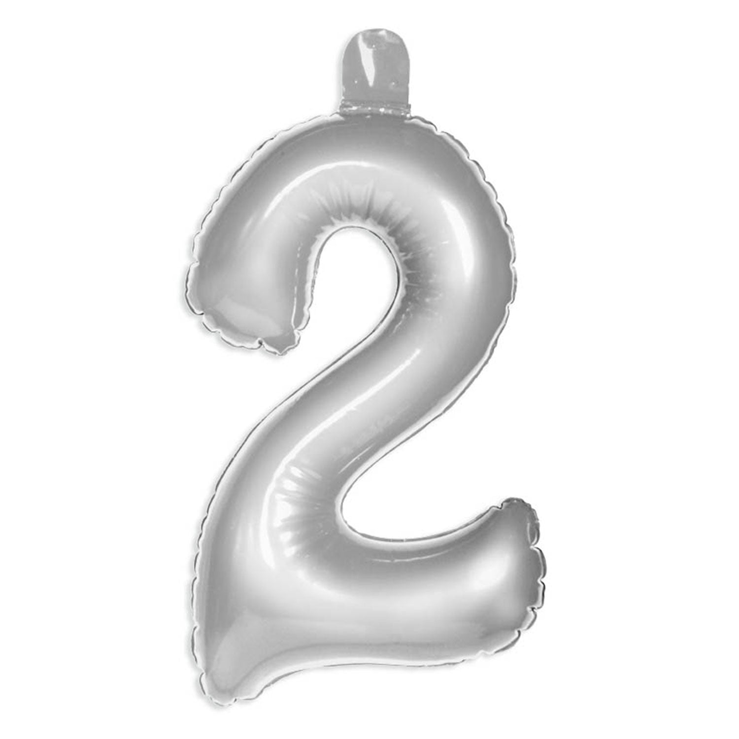 Folat BV Cijfer Ballon 2 Zilver