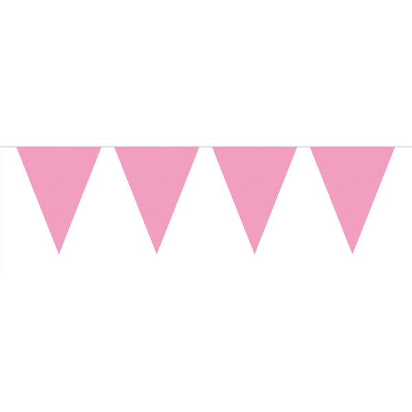 Folat B.V. extra-large pink pennant banner, 10m.