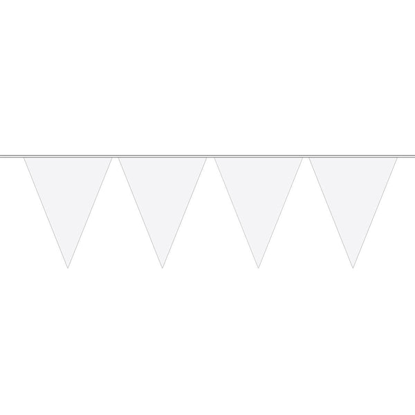 Folat B.V. flag garland XL white, 10m.