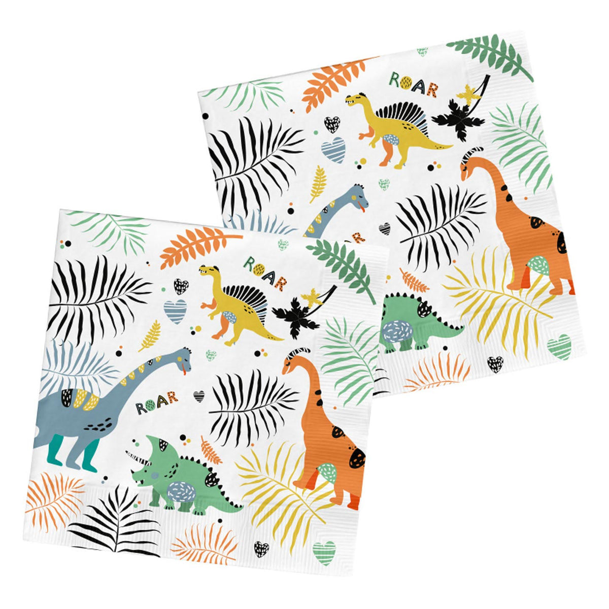 Folat bv napkins dino roars, 20 pc.
