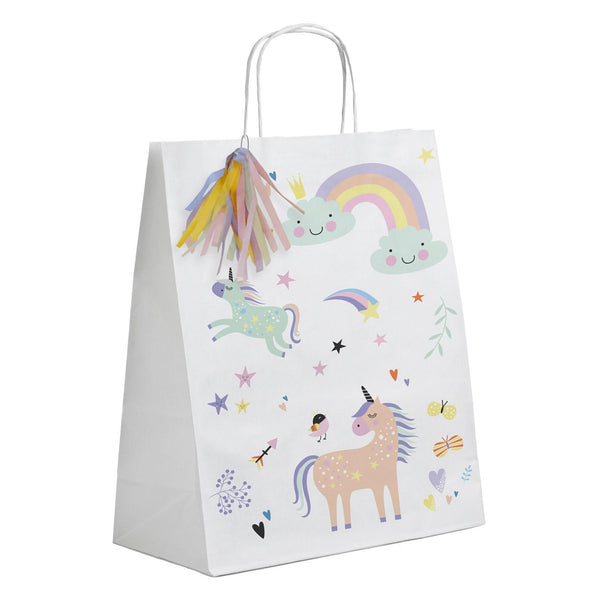 Folat bv uitdeelzakjes unicorns rainbows, 6st.