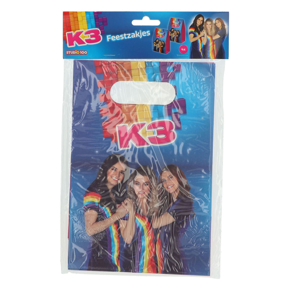 Folat bv k3 uitdeelzakjes, 4st.