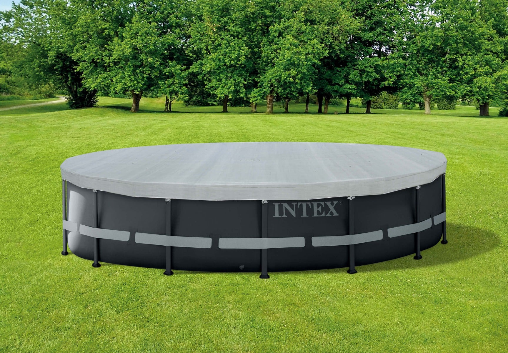 Intex afdekzeil deluxe voor frame zwembaden-Frame zwembaden ø 488 cm
