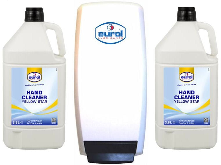 Handreiniger Eurol Starterpack inclusief dispenser