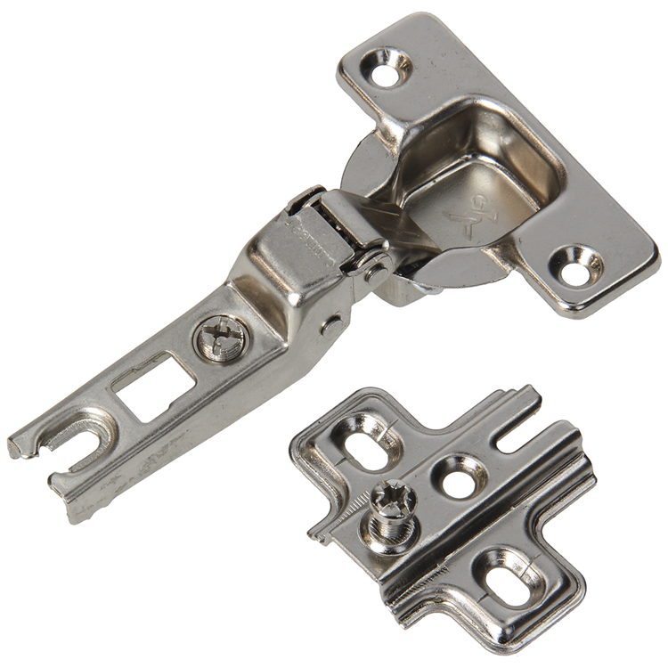 Mack 1015223 - 12 inboorscharnieren slide on 35mm 110° half opliggende deur | 5 stuks
