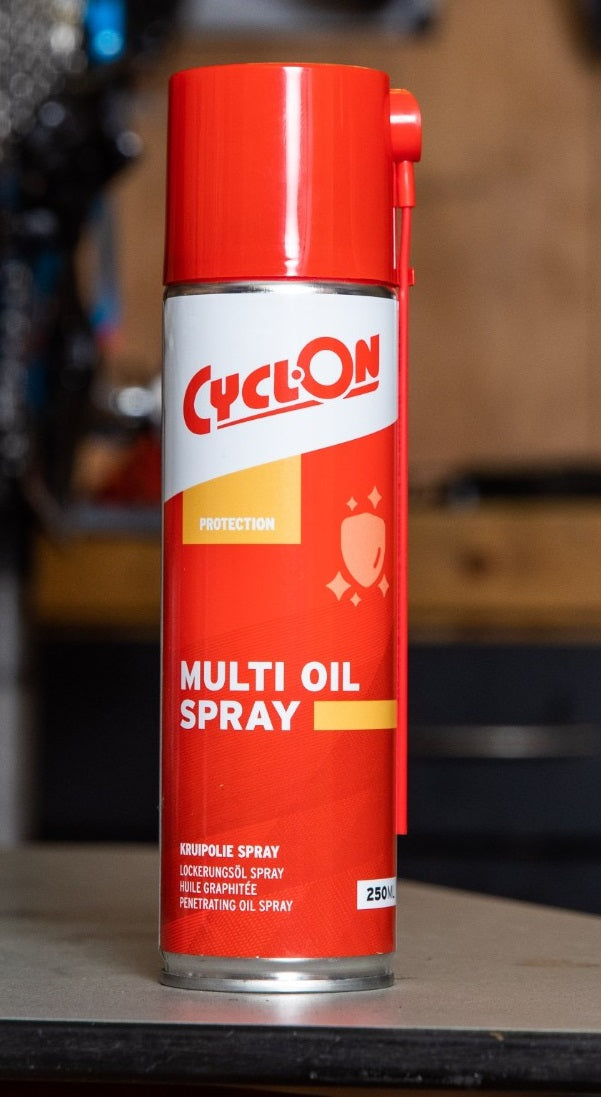 Cyclon Multi Oil penetrerende oliespray 250 ml (in blisterverpakking)