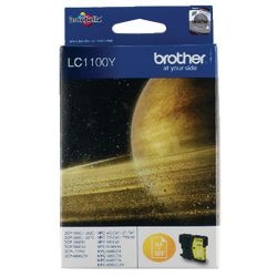 Inktcartridge brother lc1100y geel
