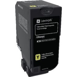 Tonercartridge lexmark original 84c2hye geel