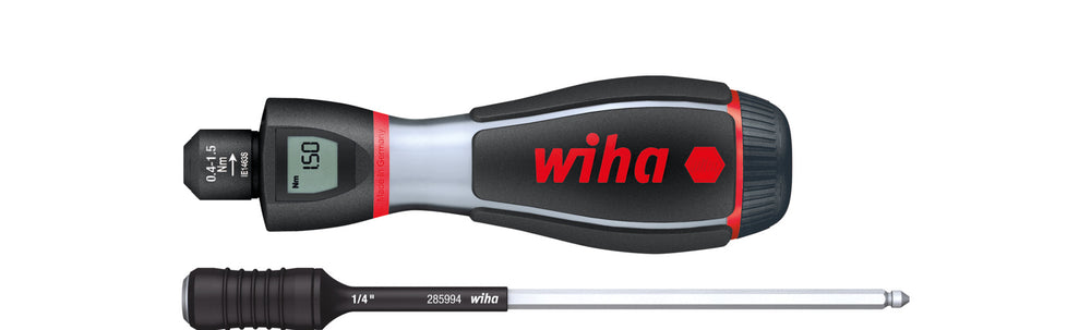 Wiha momentschroevendraaier itorque (zwart rood, 0,4 - 1,5 nm)