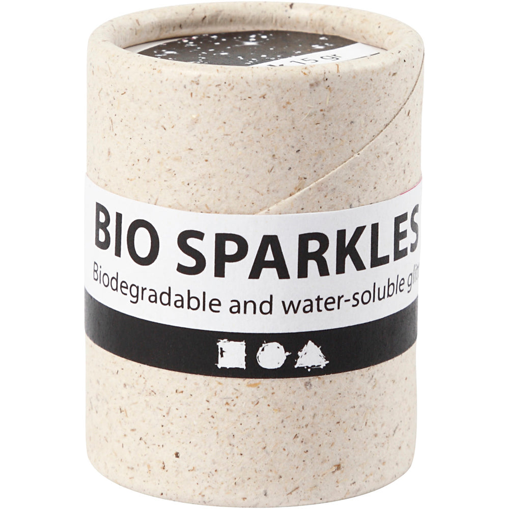 Creative company bio glitter zwart, 10gr