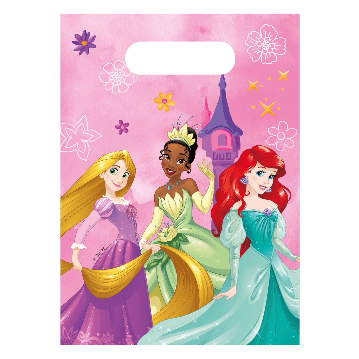 Globos feestzakjes disney princess live your story, 6st.