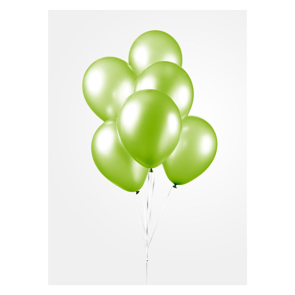 Globos ballonnen limoen groen 30cm, 10st.