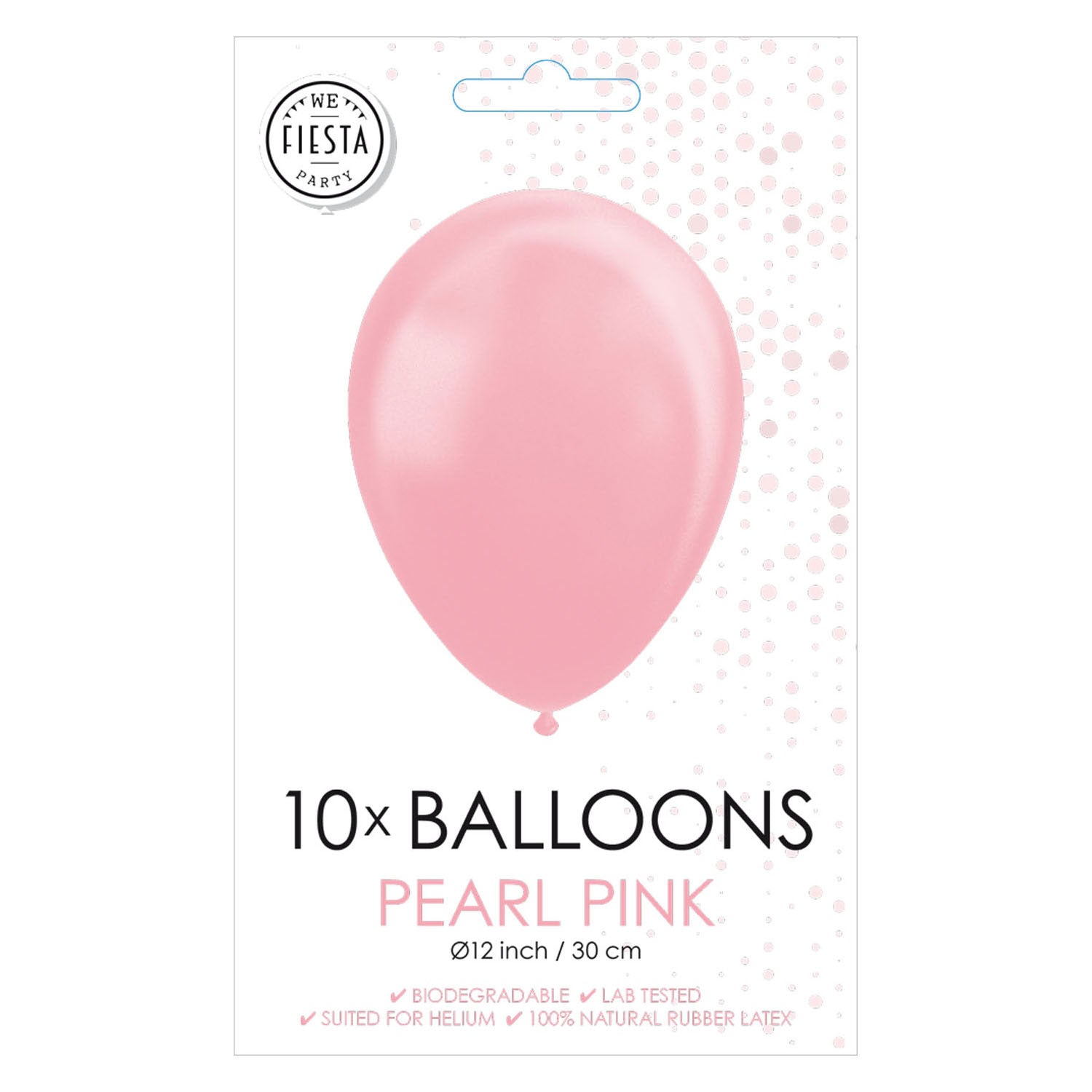 Globos ballonnen parel roze 30cm, 10st.