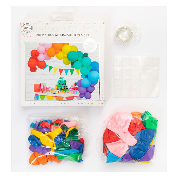 Globos balloon arch set rainbow