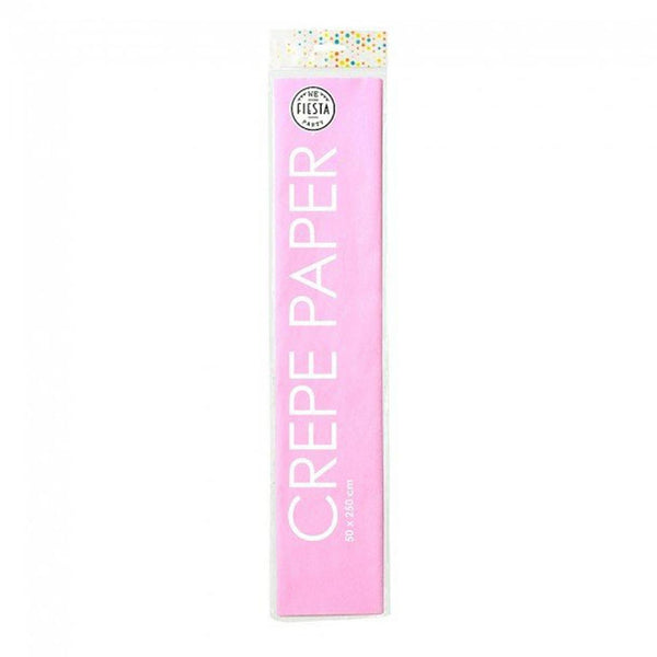 Globos crepepapier baby roze, 50x250cm