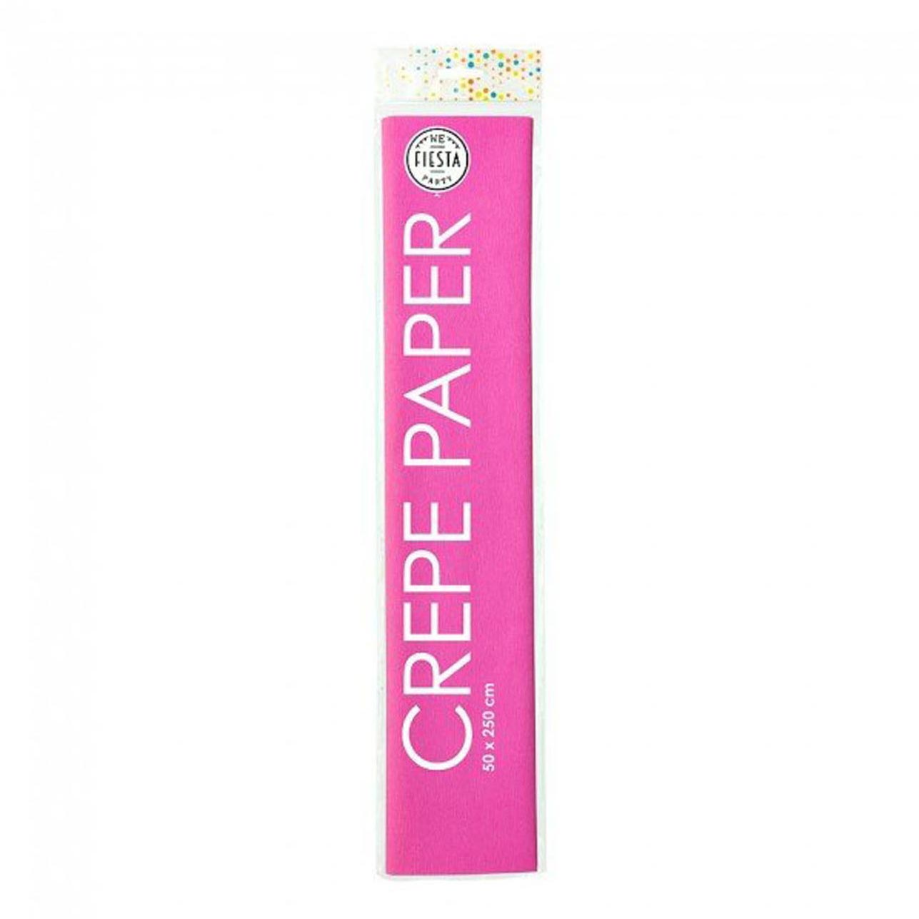 Globos crêpepapier hard roze, 50x250cm