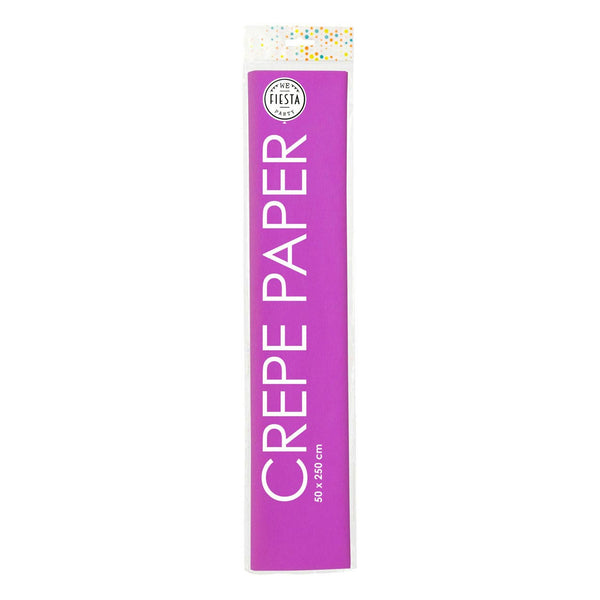 Globos crepepapier violet, 50x250cm