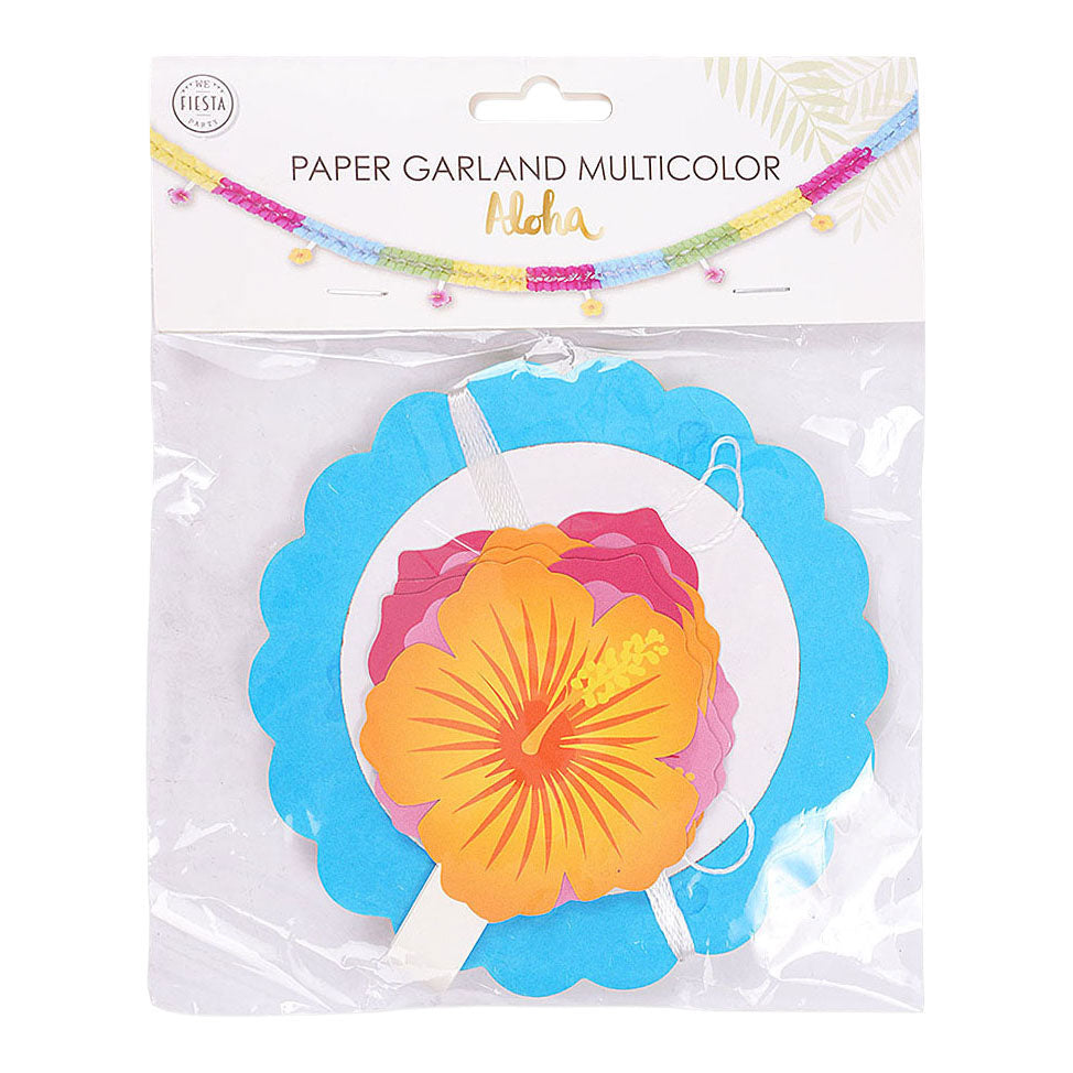 Globos slinger van papier aloha - 4m