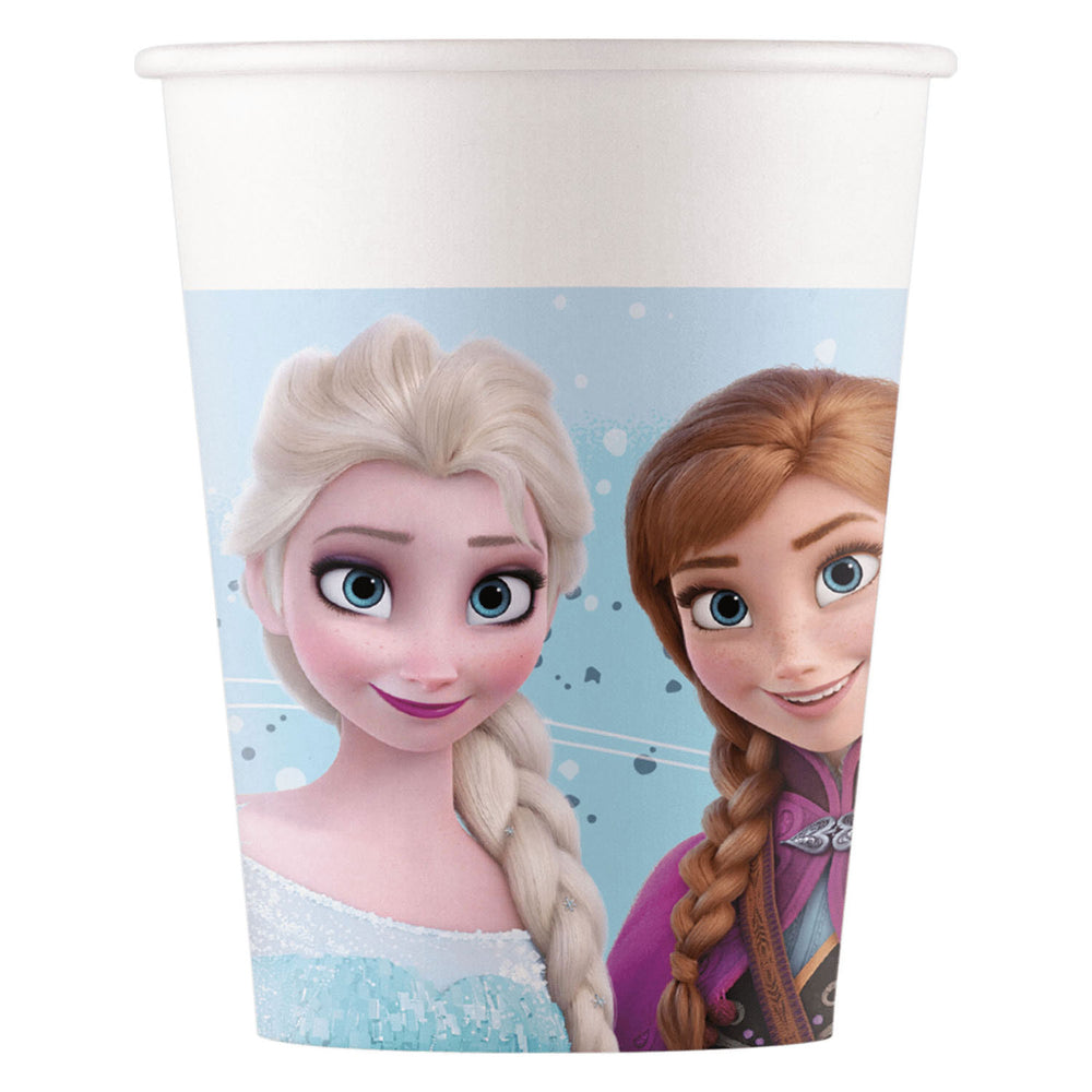 Globos papieren bekers 200ml frozen idyllic wonder - 8st.