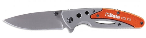 Couteau pliant Beta Tools 1778V18 avec manche en aluminium