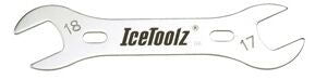 Conussleutel IceToolz 37C1 17x18mm