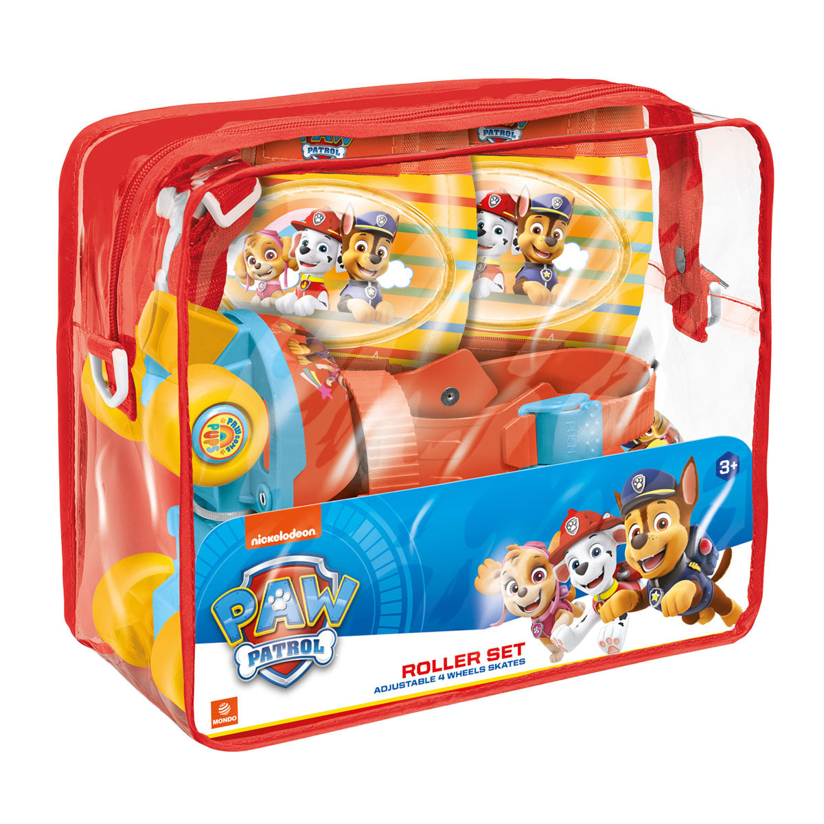Mondo paw Patrol rolschaatsen met beschermset, mt 22-29