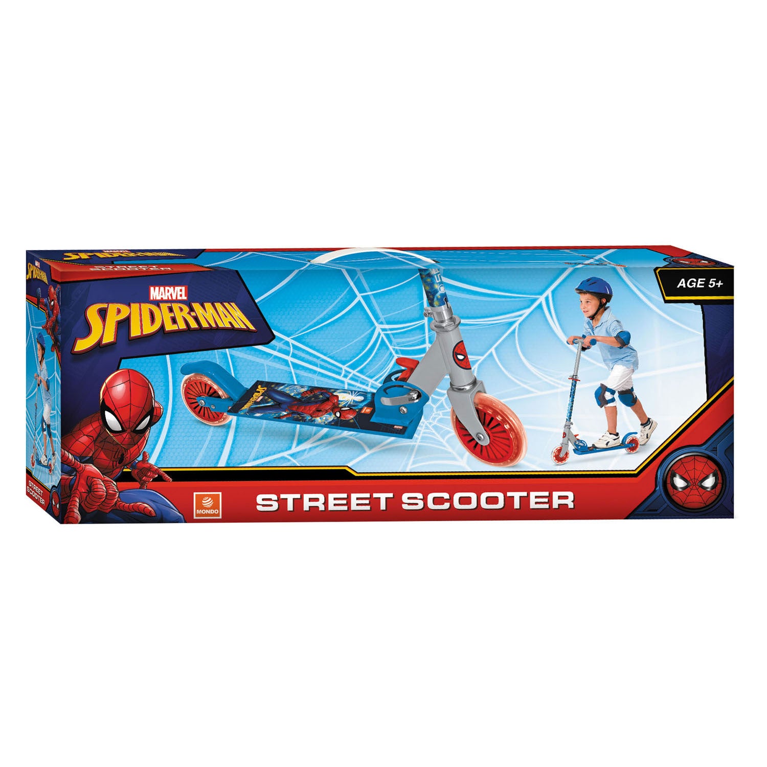 Mondo straatscooter marvel spiderman step inklapbaar