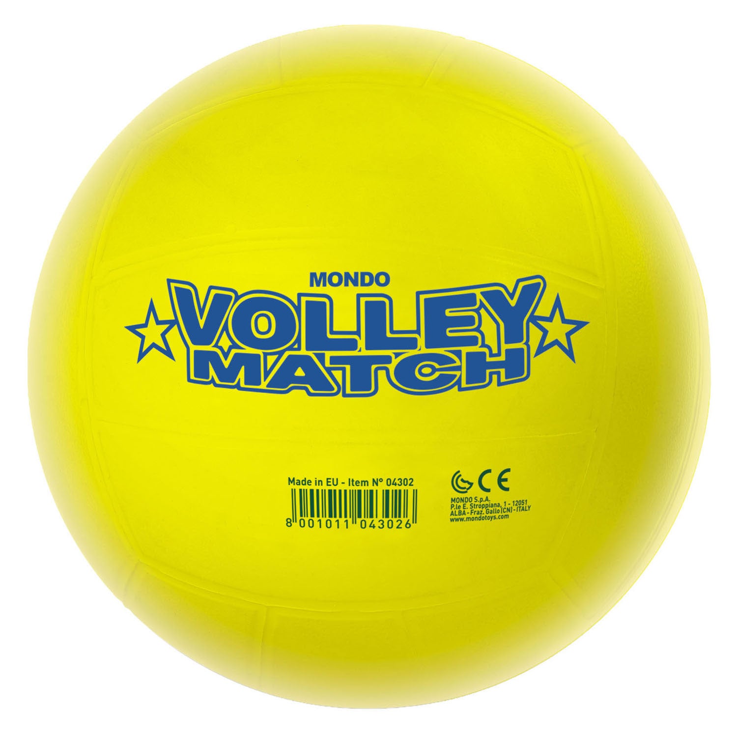Mondo volleybalwedstrijd wit, 23cm