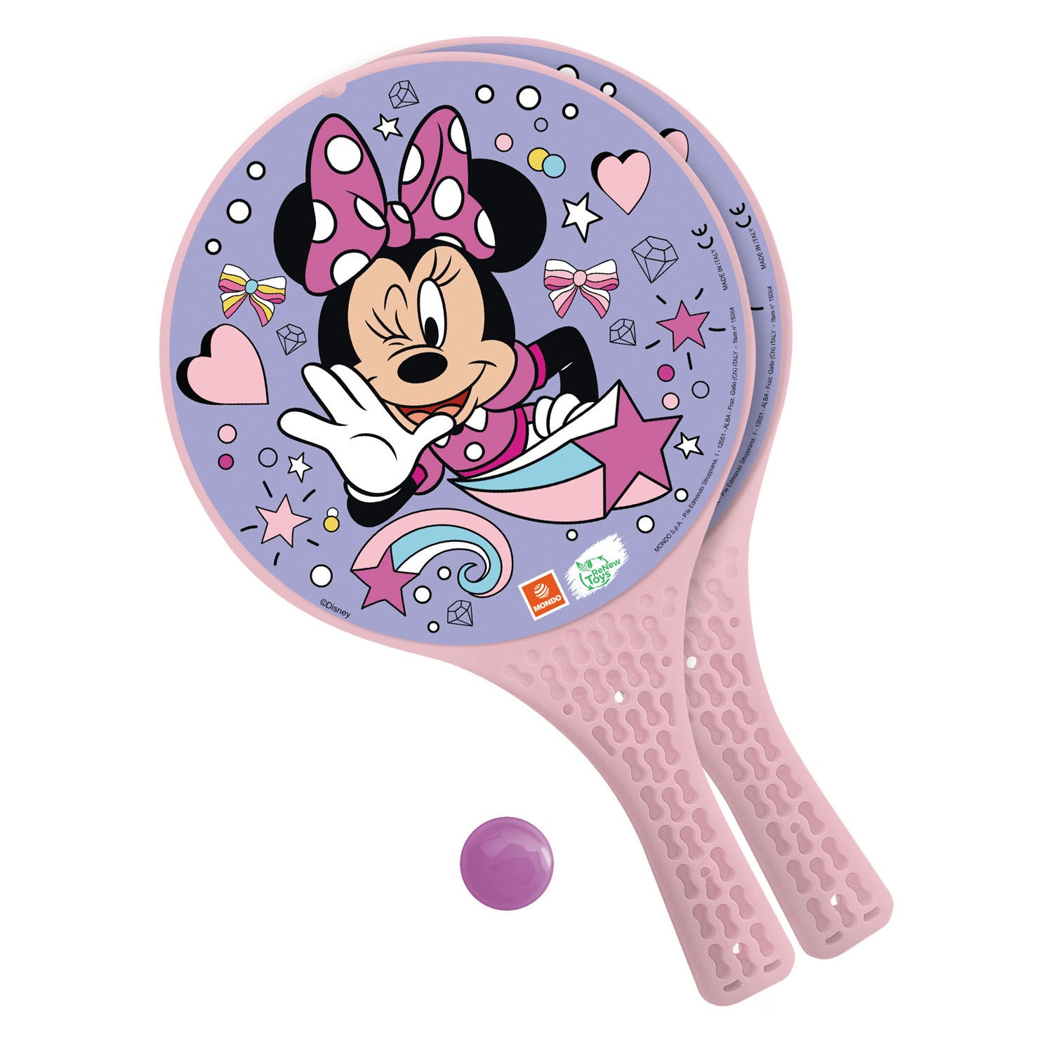 Mondo strandballenset minnie mouse, 3dlg.