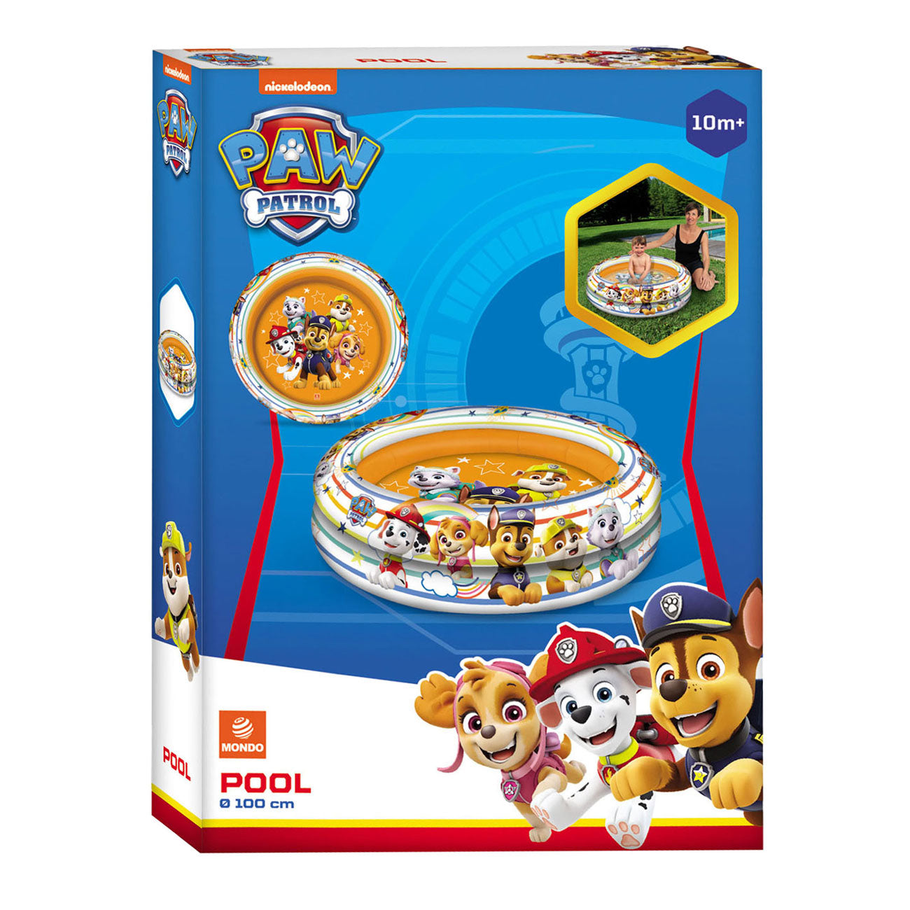 Mondo zwembad pootpatrouille 2-ringen, 100cm
