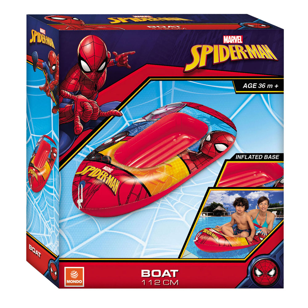 Mondo opblaaslaars spiderman, 112cm