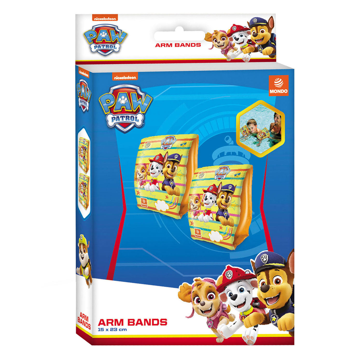 Mondo Paw Patrol zwemmouwtjes geel oranje