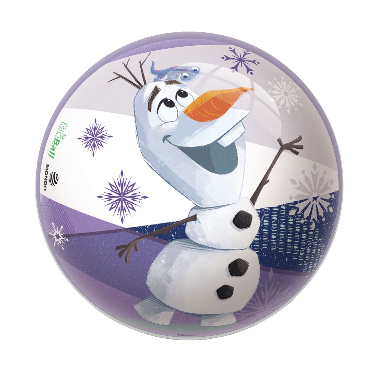 Wereld decorbal bevroren, 23cm