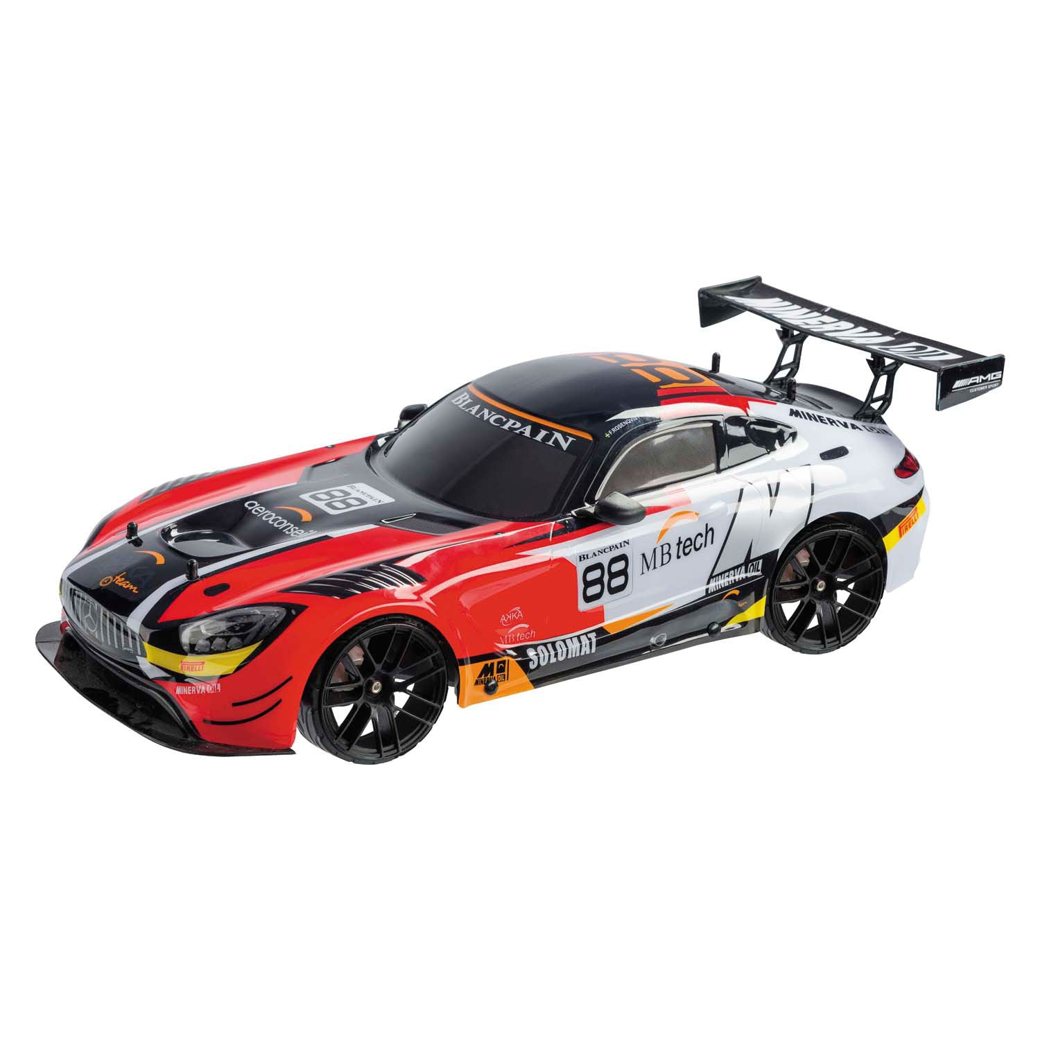 Mondo motoren rc bestuurbare auto - mercedes amg gt 3 drift 22, schaal 1:10