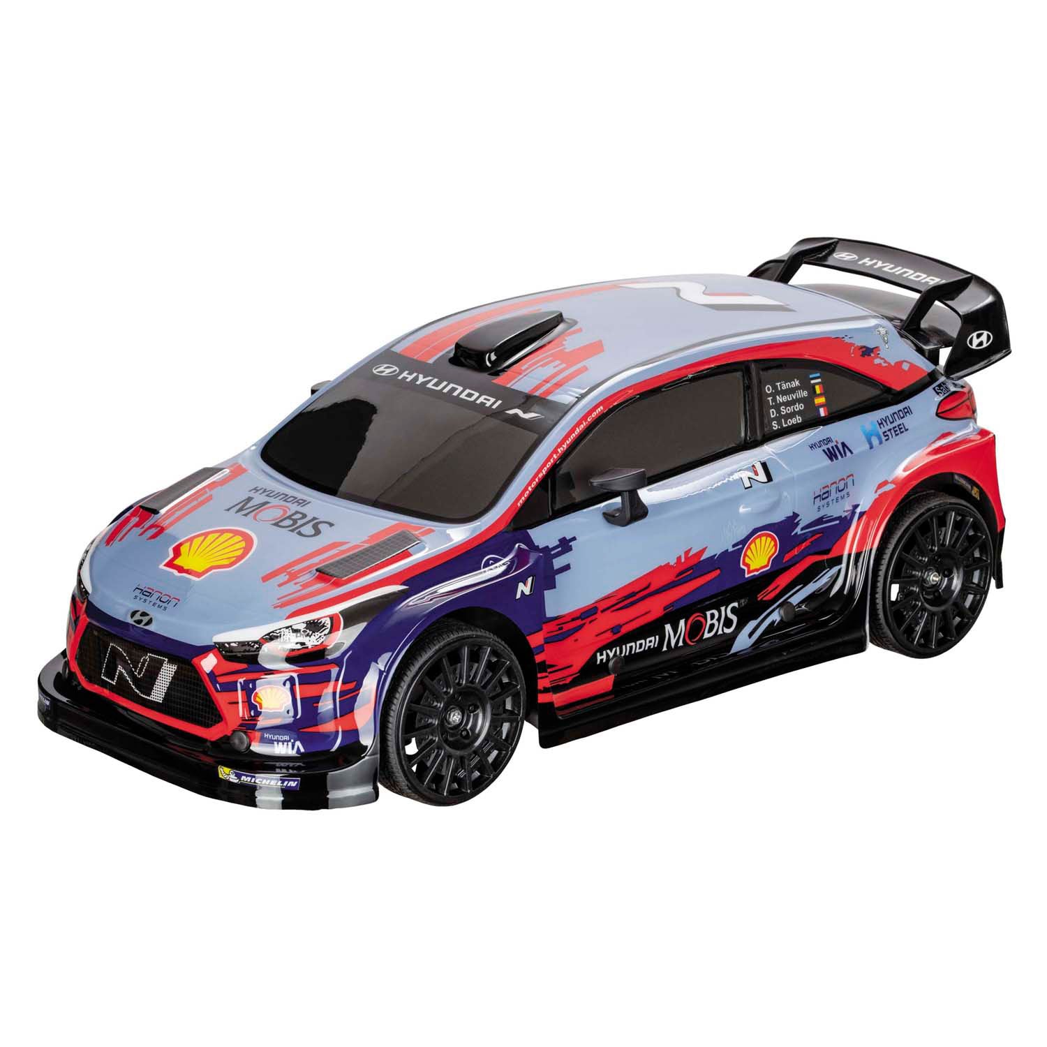 Mondo motoren rc bestuurbare auto - hyundai i20 wrc 23, schaal 1:10