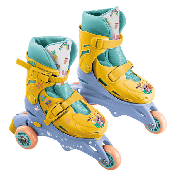 Mondo rolschaatsen 3 wielen stitch - maat 29-32cm 29-32