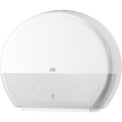 Tork 554000 dispenser voor grote jumbo wc rollen houder toiletpapier grote maxi jumbo wit (554000)