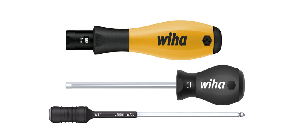 Wiha momentschroevendraaier torquevario-s esd (zwart geel, 0,1 - 0,6 nm)